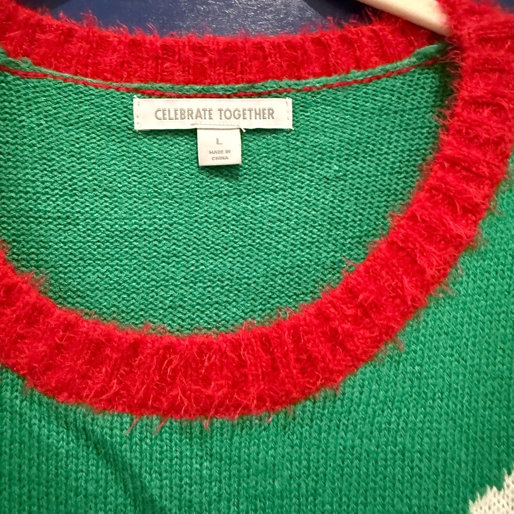 Ugly Christmas Sweater, women’s size L - Picture 4 of 4